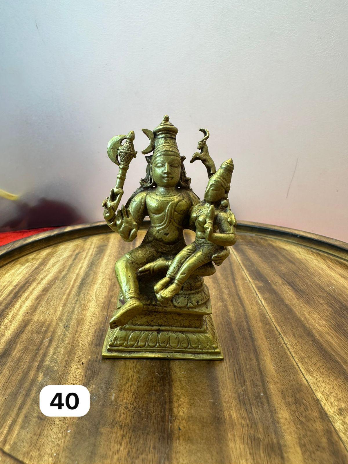 Uma Maheshwara - Prasiddh Idols Presents Panchaloha Idol Of Museum Replica