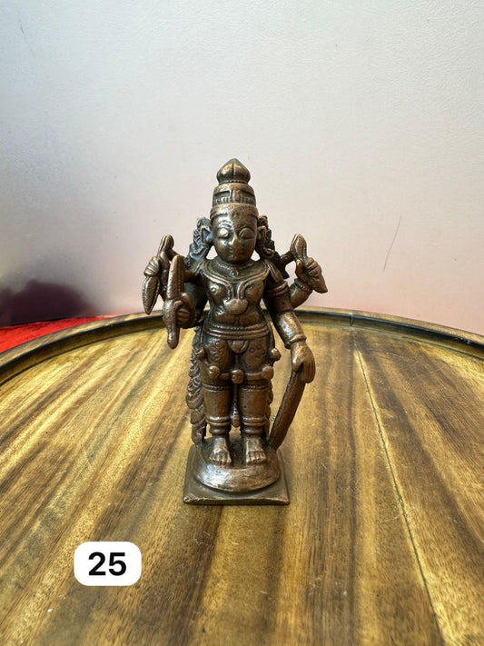 Veerabhadra Swamy - Prasiddh Idols Presents Copper Idol Of Museum Replica