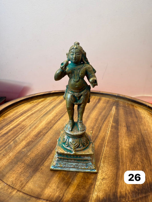 Butter ball krishna - museum replicated copper idol