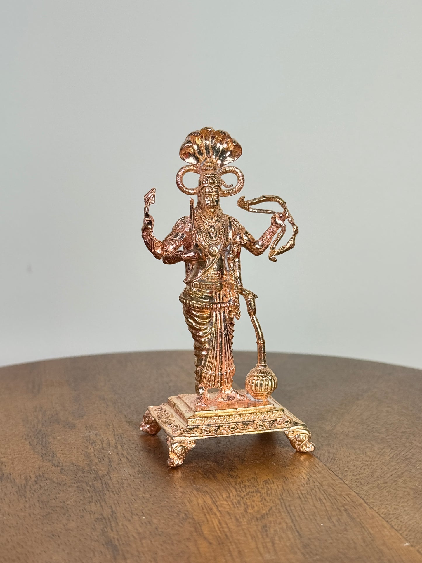 Veerabhadra swamy - copper idol