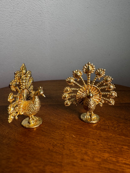 Miniature Peacock- Prasiddh idols presents Panchaloha idol