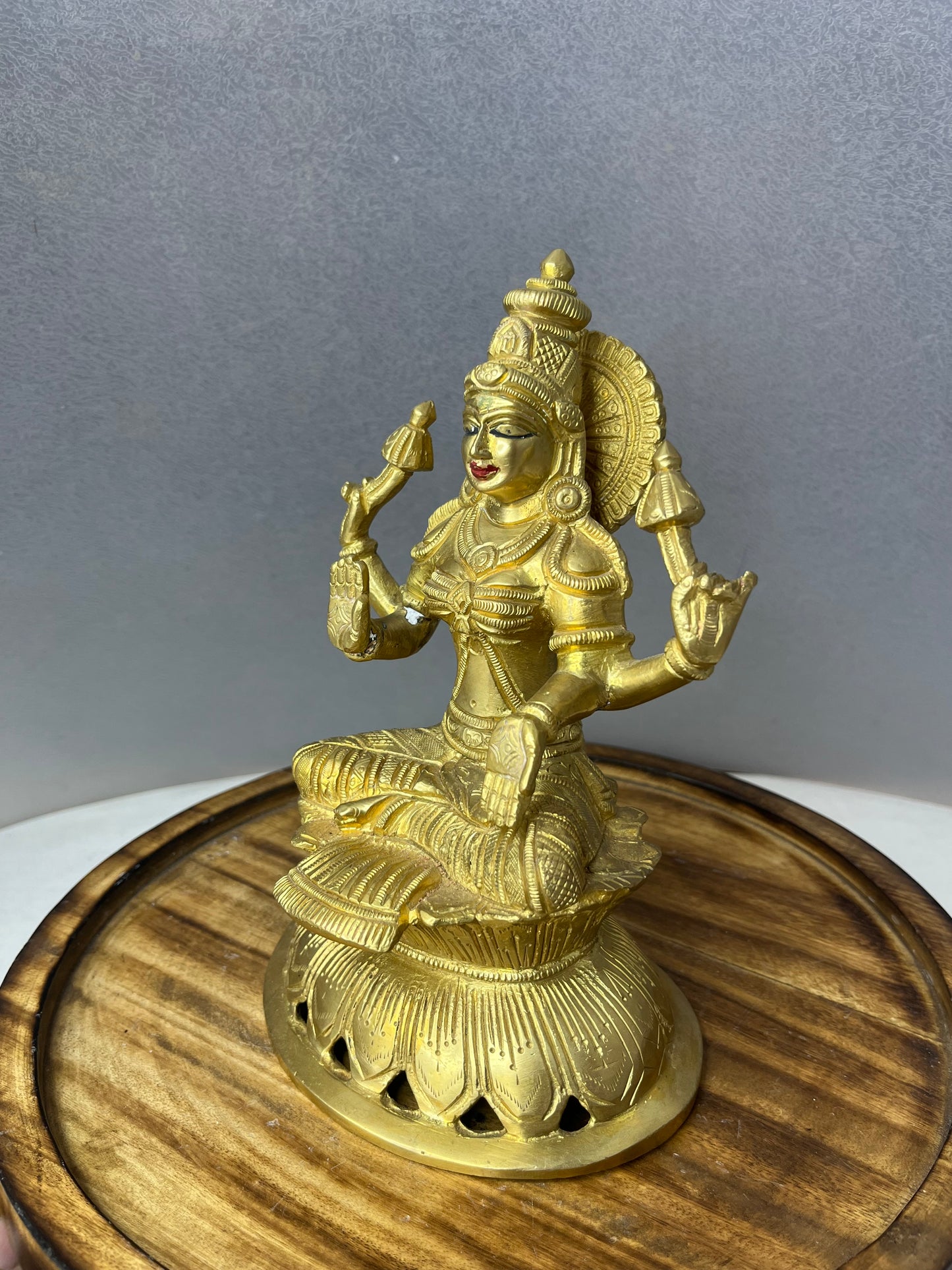 Brass made Lakshmi idol