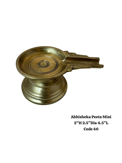 Abhisheka Peeta - prasiddh idols presents Panchaloha handcrafted idol