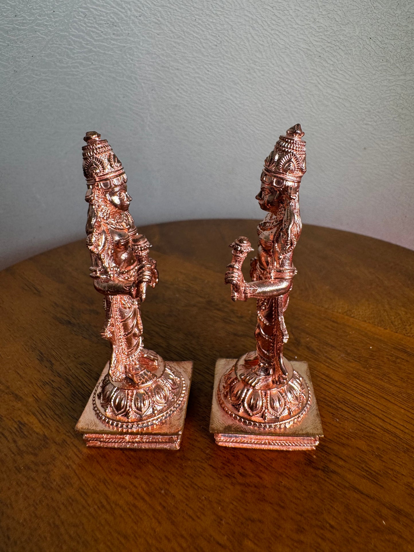 Srinivasa Parivar- Prasiddh idols present copper idol