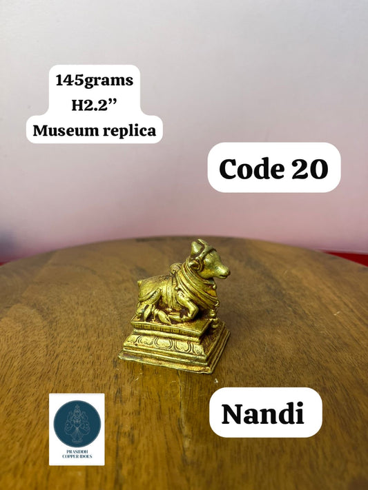 Nandi - Prasiddh Idols Presents Panchaloha Made Museum Replica Idol