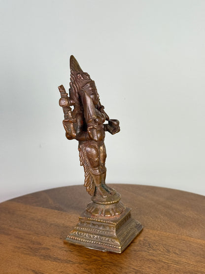 standing Mariamman/maraiamma - Museum Replicated copper idol