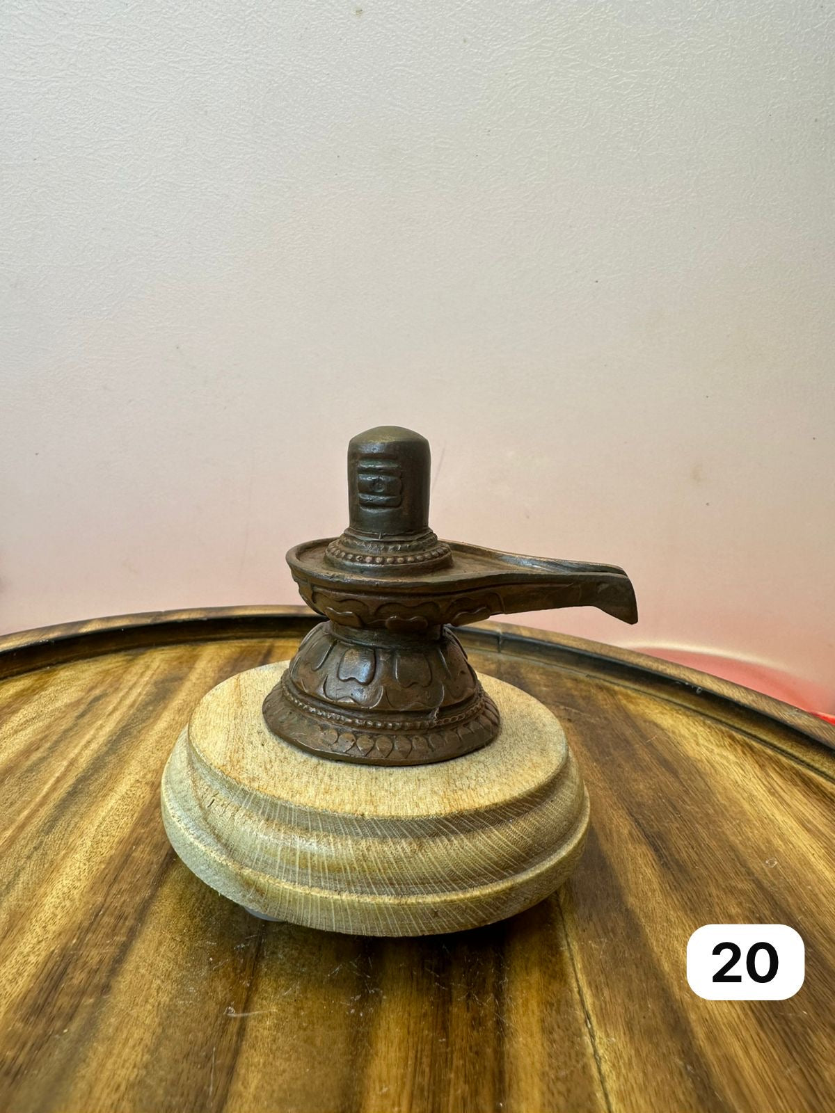 Shiva Linga- museum replicated copper idol