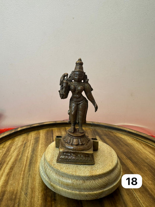 Meenakshi idol - copper idol museum replicated