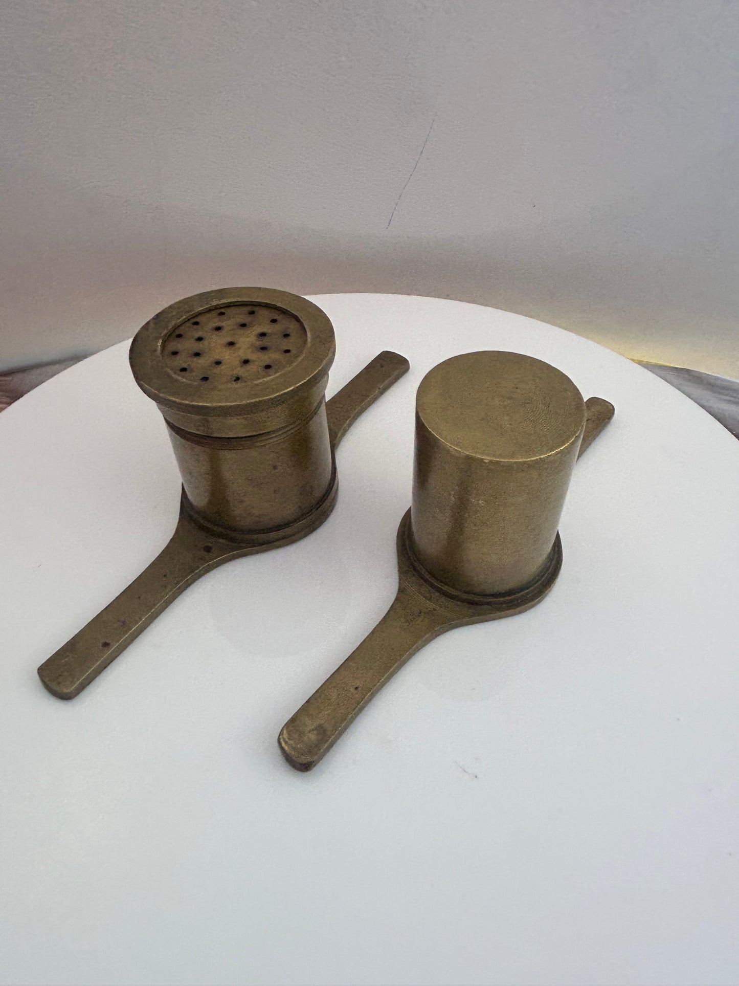 Vintage bronze cast chakli maker