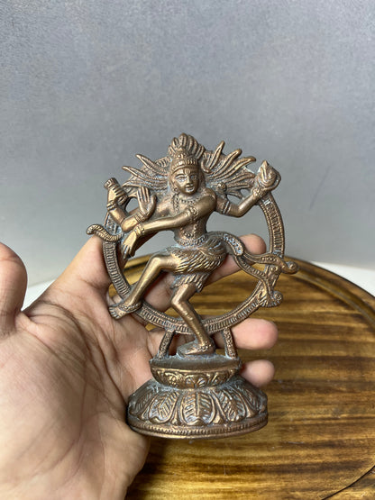 Vintage copper made Nataraja swamy