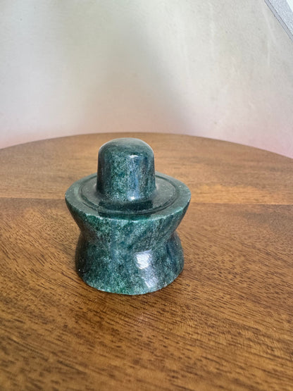Green Aventurine Shivalinga- Prasiddh idols presents green aventurine idol