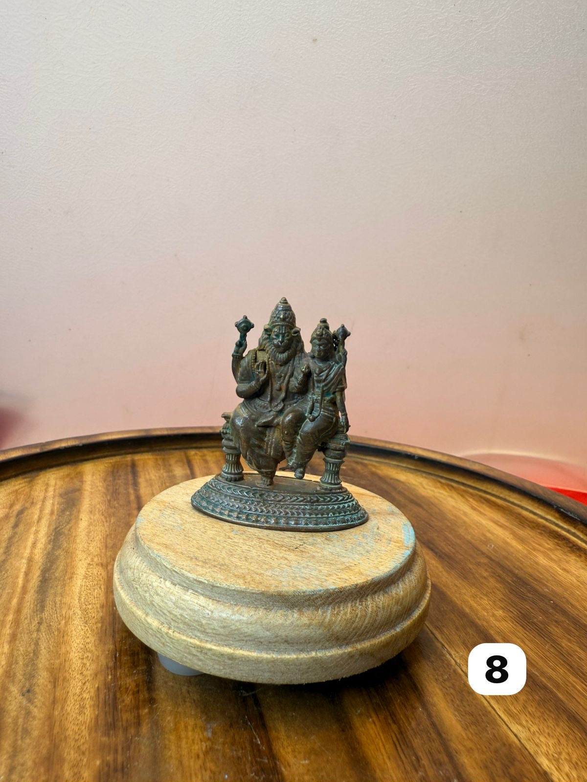 Lakshminarasimha-museum replicated copper idol