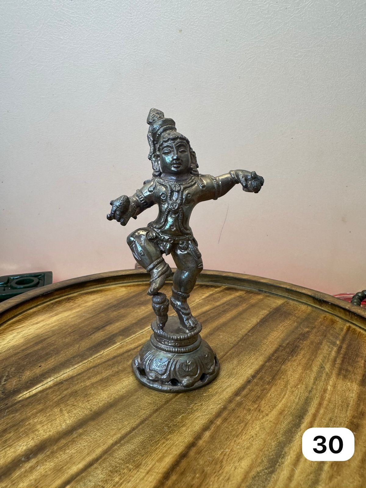 Navaneetha krishna - museum replicated copper idol