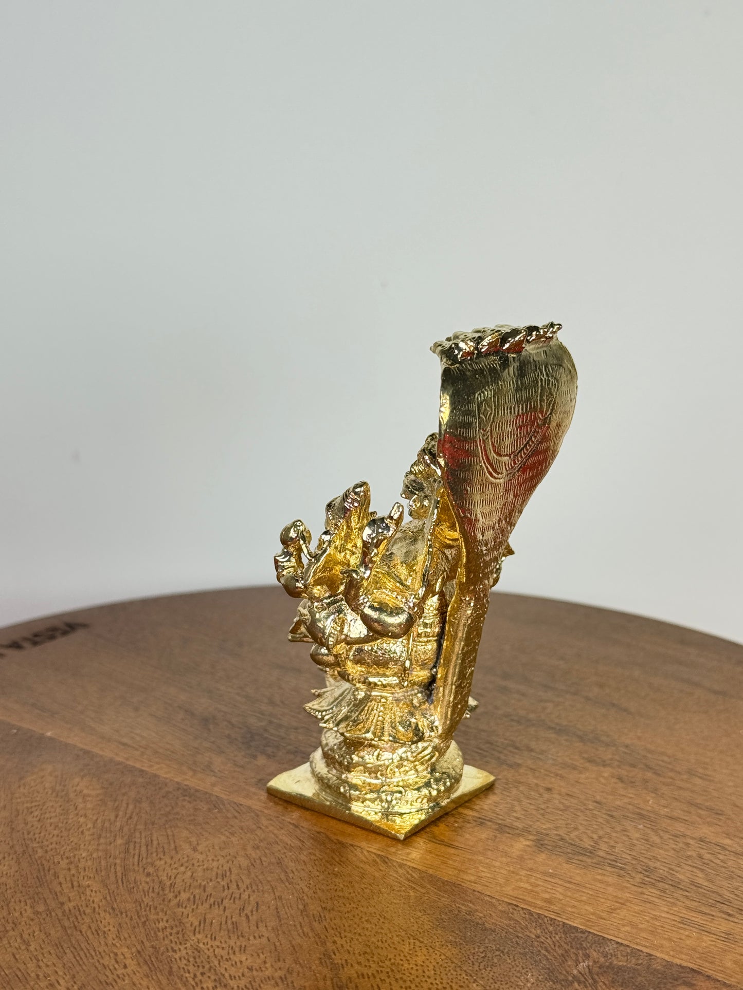 Lakshmi Narasimha swamy idol made of panchaloha