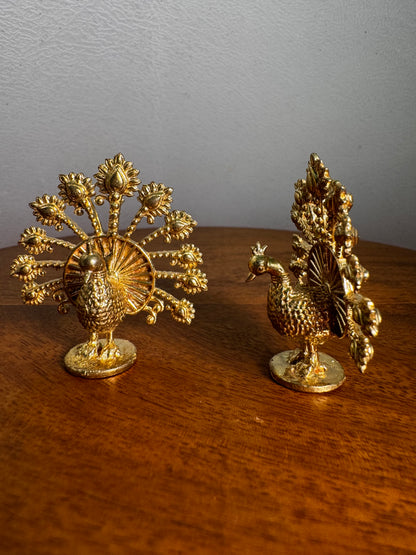 Miniature Peacock- Prasiddh idols presents Panchaloha idol