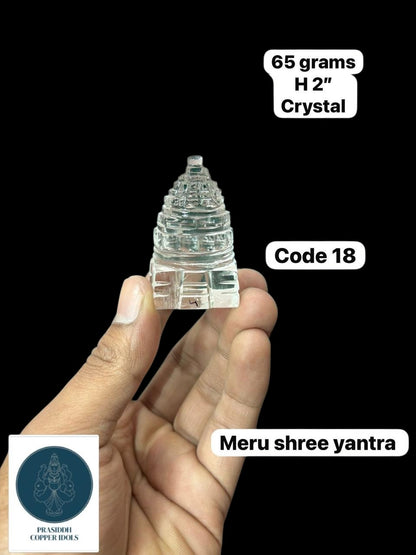 Meru Shree Yantra - Prasiddh Idols Presents Crystal