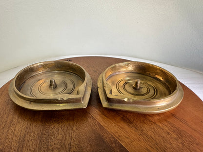 Tatte / Battalu Deepa/Deepam/Lamp - Prasiddh Idols Presents Panchaloha handcrafted plate lamp (set of 2 pcs)