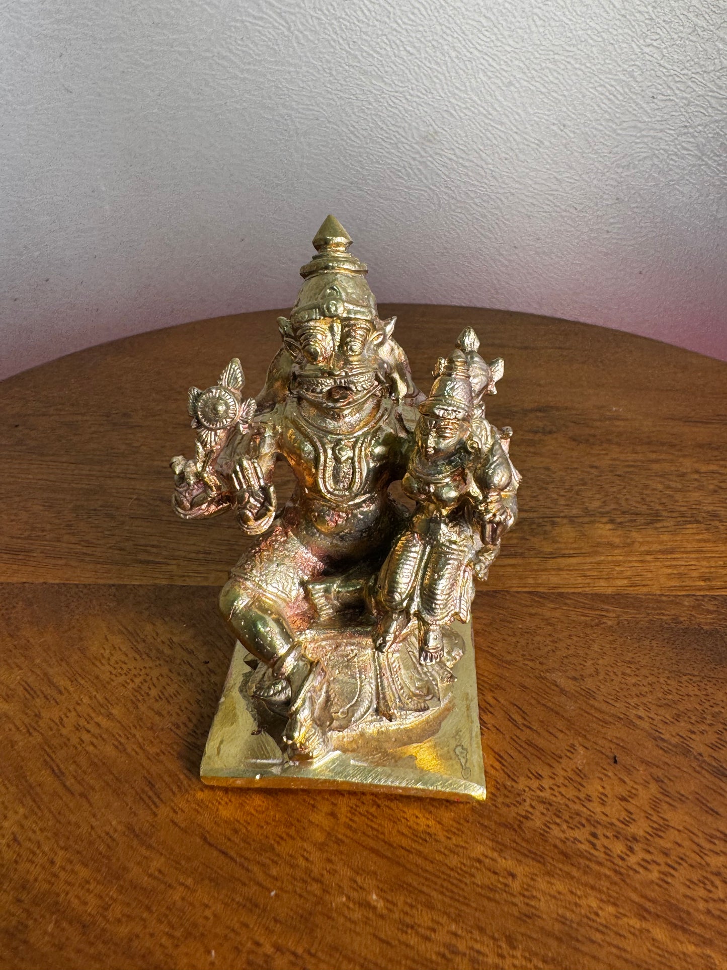 Lakshmi Narasimha Swamy - Prasiddh idols present Panchaloha idol