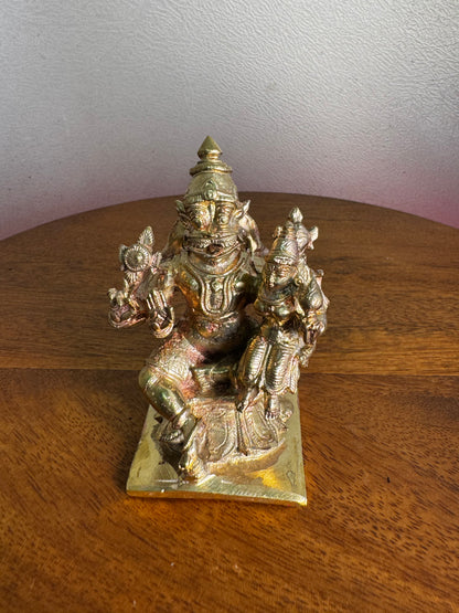 Lakshmi Narasimha Swamy - Prasiddh idols present Panchaloha idol