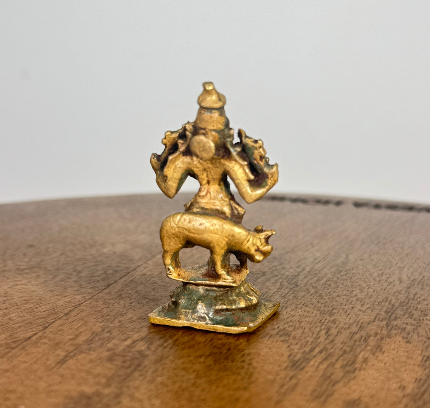 Miniature venugopala krishna - museum replicated panchaloha idol