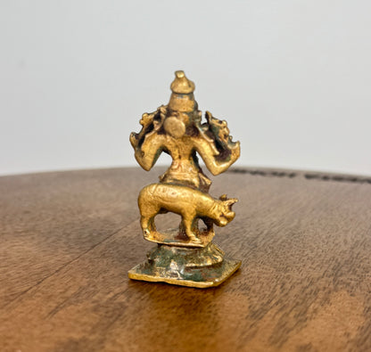 Miniature venugopala krishna - museum replicated panchaloha idol