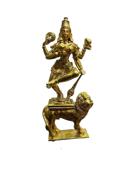 Mohini With Lion - Prasiddh Idols Presents Panchaloha Idol (Custom Made)