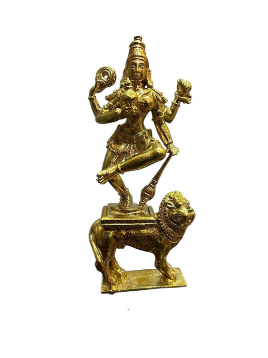 Mohini With Lion - Prasiddh Idols Presents Panchaloha Idol (Custom Made)