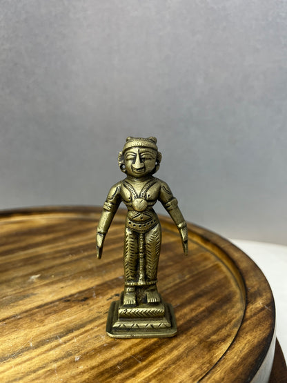 Vintage bronze cast Dasara dolls