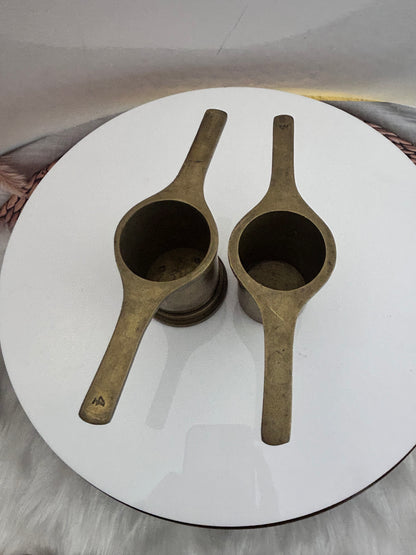 Vintage bronze cast chakli maker