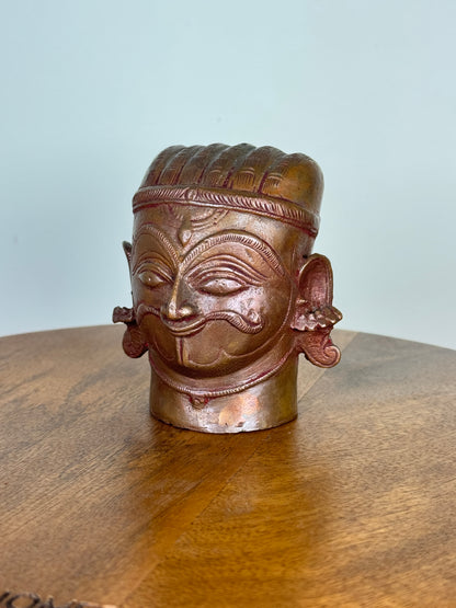 Mukhalinga - Museum replicated copper idol