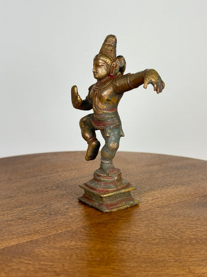 Naratana Krishna - Museum replicated copper idol