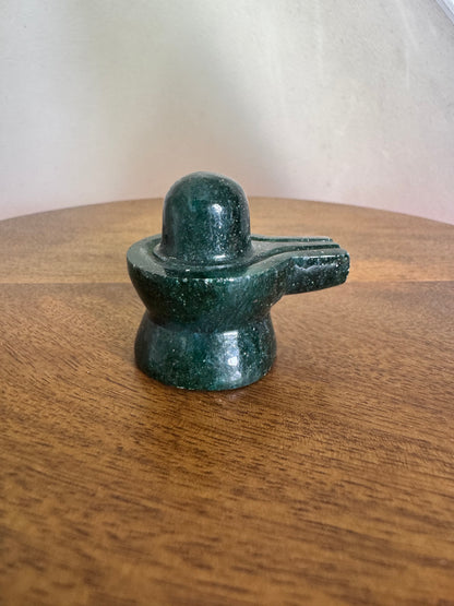Green Aventurine Shivalinga- Prasiddh idols presents green aventurine idol