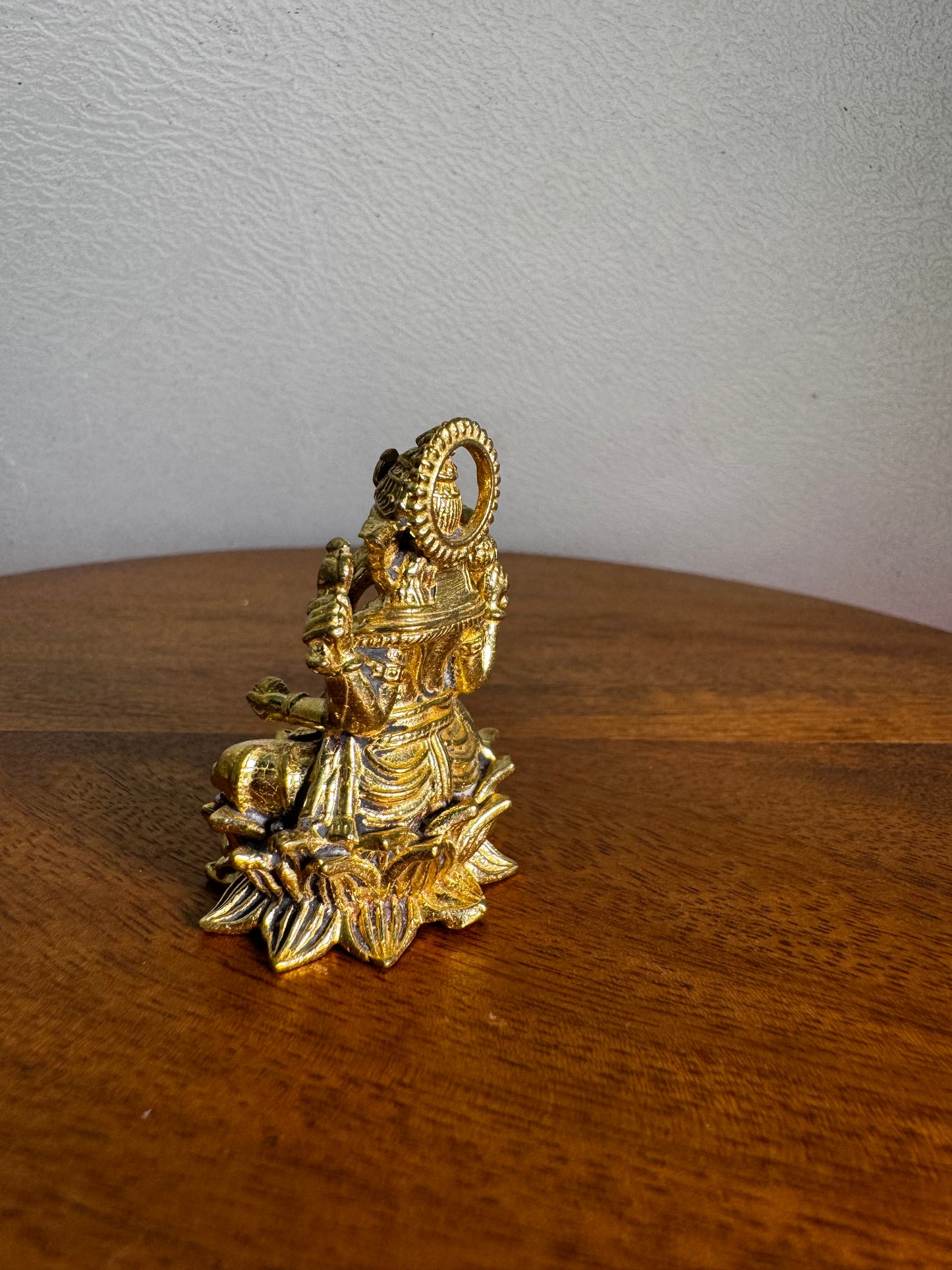 Ganesha Sitting On Kamala Peeta - prasiddh idols presents Panchaloha idol