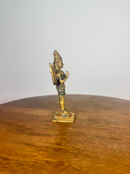 Standing Garuda Hanuman idols - Museum replicated panchaloha idols