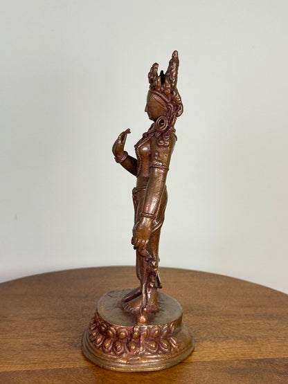 Tebatian Tara Devi - museum replicated copper idol