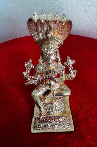 Chaturbhuja Krishna - Prasiddh idols presents copper idol