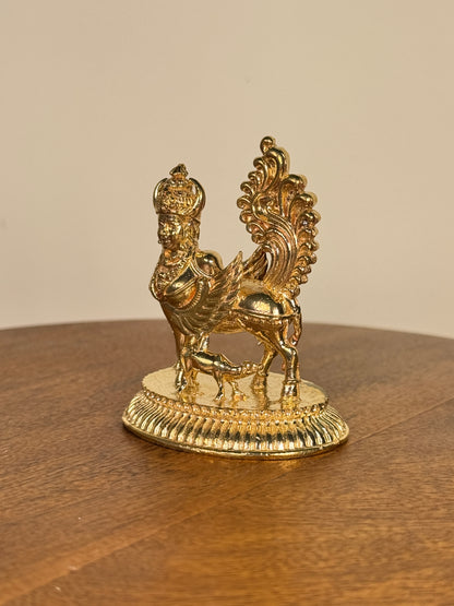 Kamadhenu idol - panchaloha idol