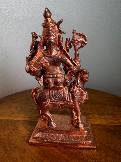 Uma Maheshwar With Vrushabha Vahana - Prasiddh idols presents copper idol