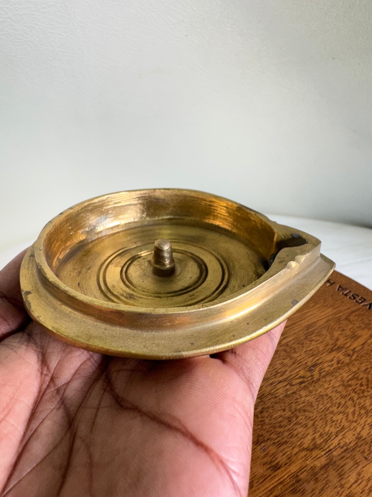 Tatte / Battalu Deepa/Deepam/Lamp - Prasiddh Idols Presents Panchaloha handcrafted plate lamp
