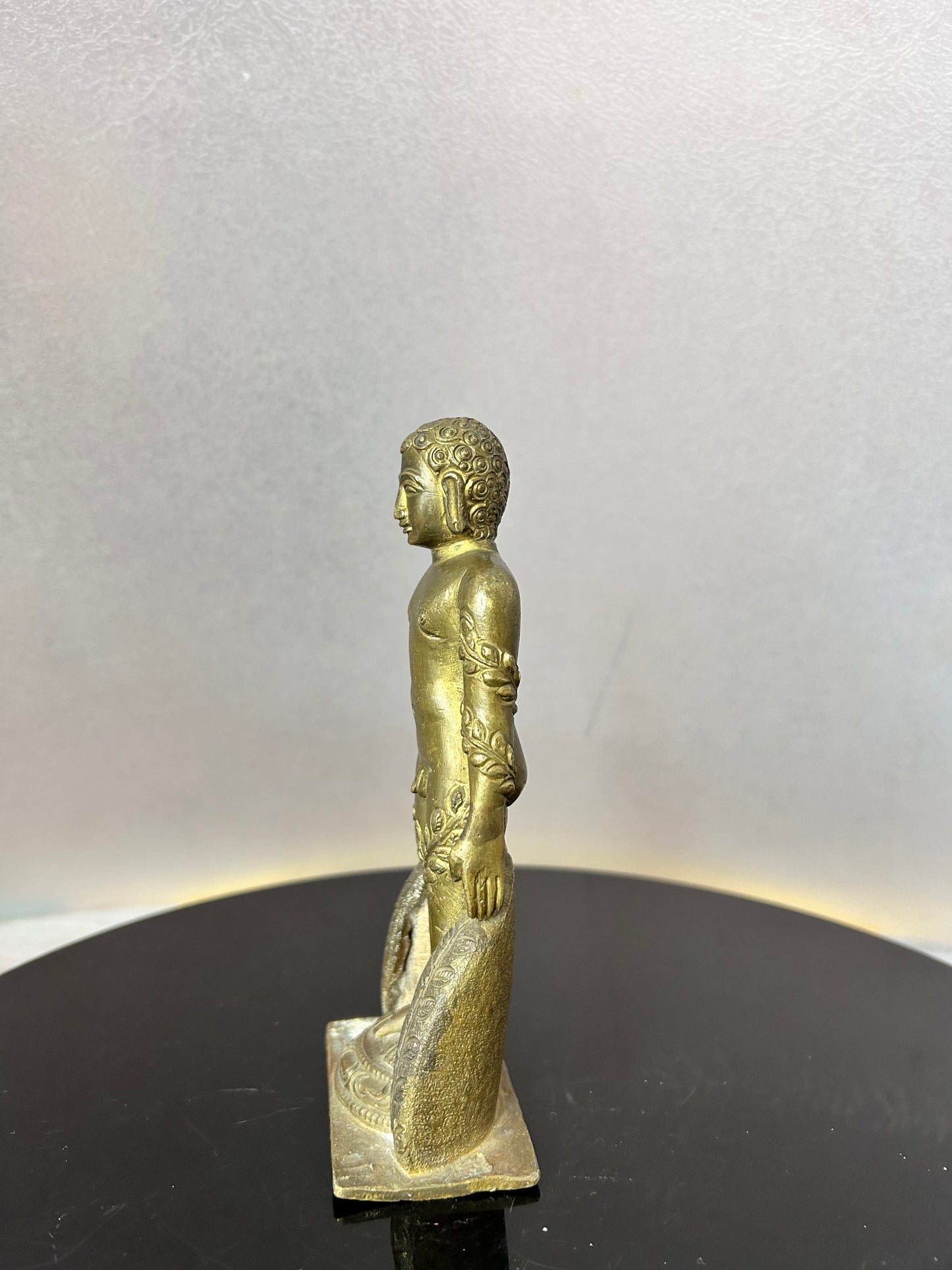 Vintage bronze made mahaveera idol