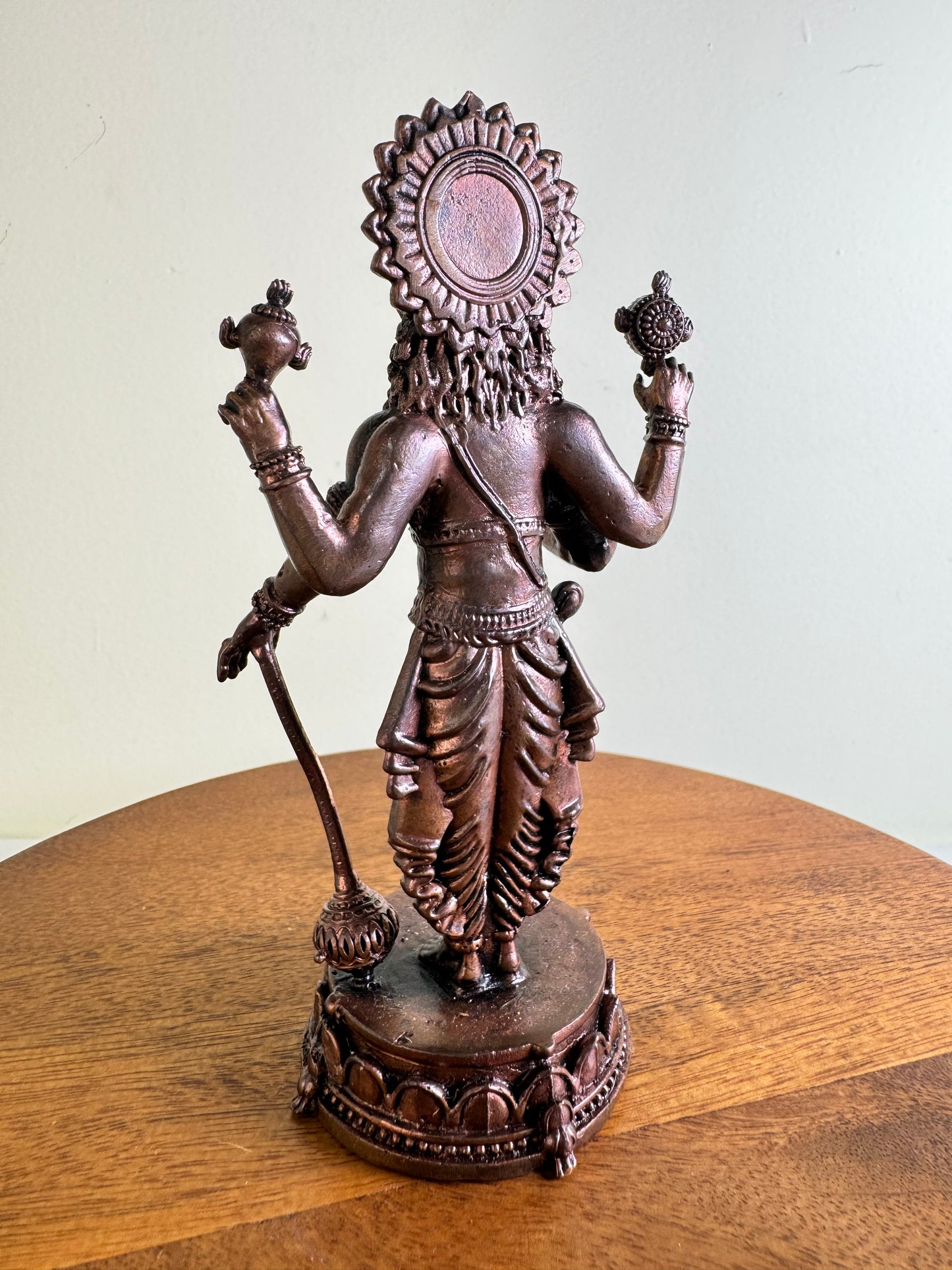 Standing Narasimha Swamy - Prasiddh idols presents Copper Made Polished idol