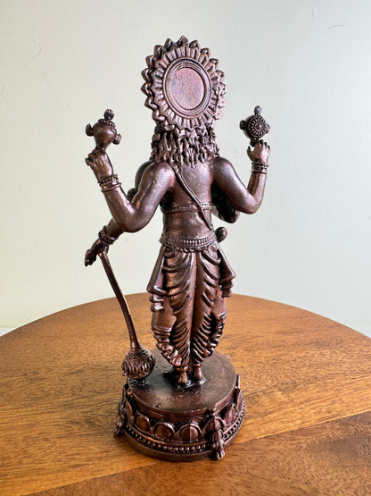 Standing Narasimha Swamy - Prasiddh idols presents Copper Made Polished idol