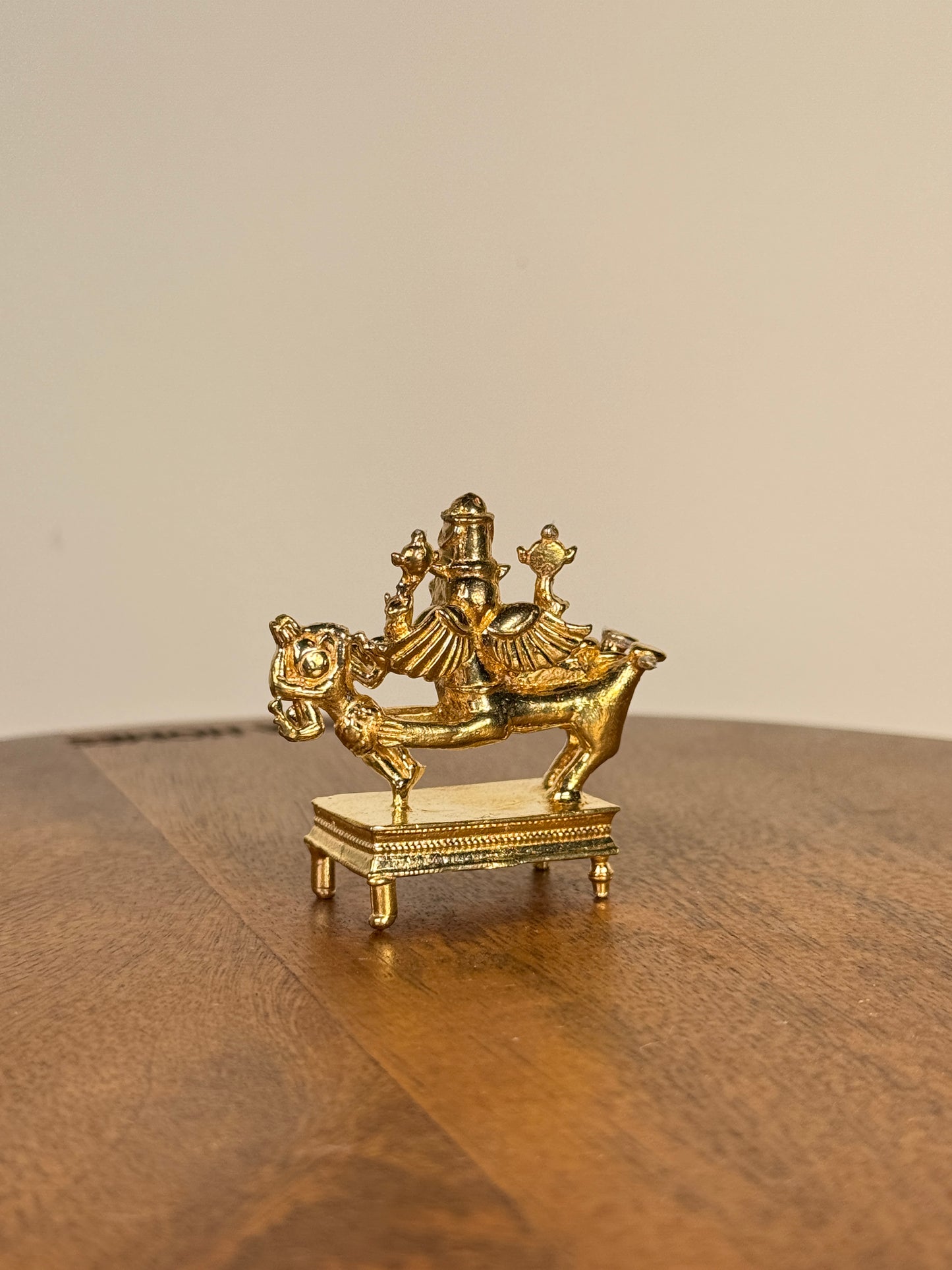 sharabeshwara idol - panchaloha idol