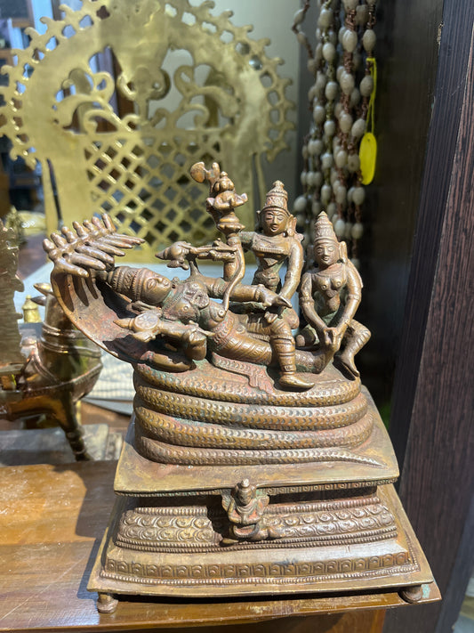 Anathapadmbanaba swamy - Prasiddh Idols Presents Copper Pendant