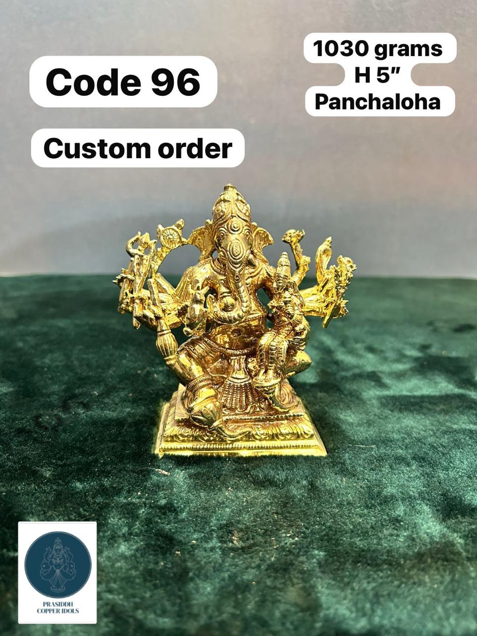 Maha Ganapathi - Prasiddh Idols Presents Panchaloha Idol (Custom Made)