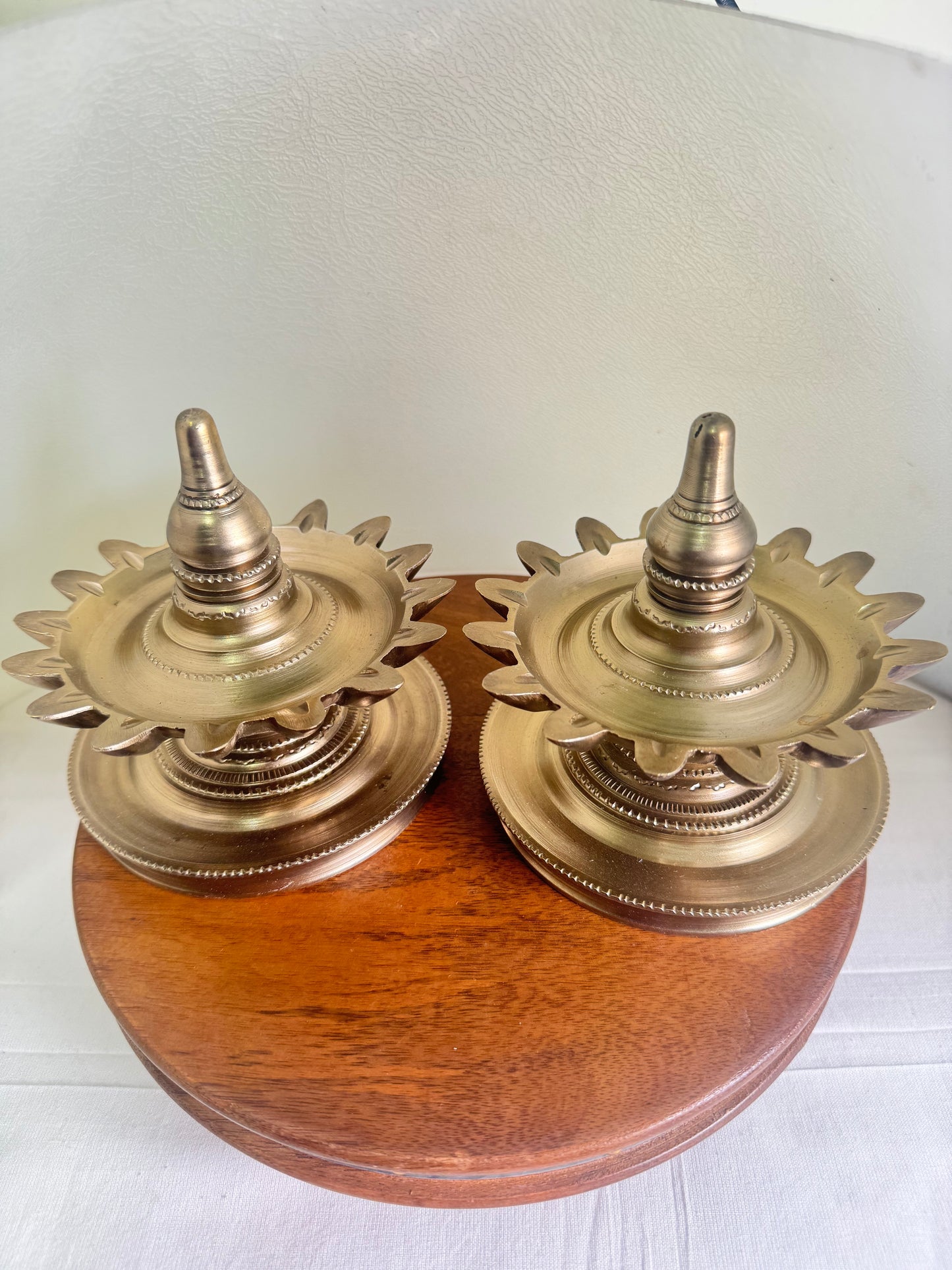 Shodasha deepam/16 Lamps/Deepam/Lamp - Prasiddh Idols Presents Panchaloha handcrafted shodasha lamp