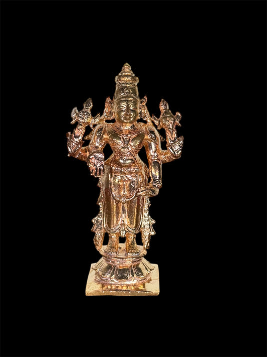 Lord Srinivas idol made of copper
