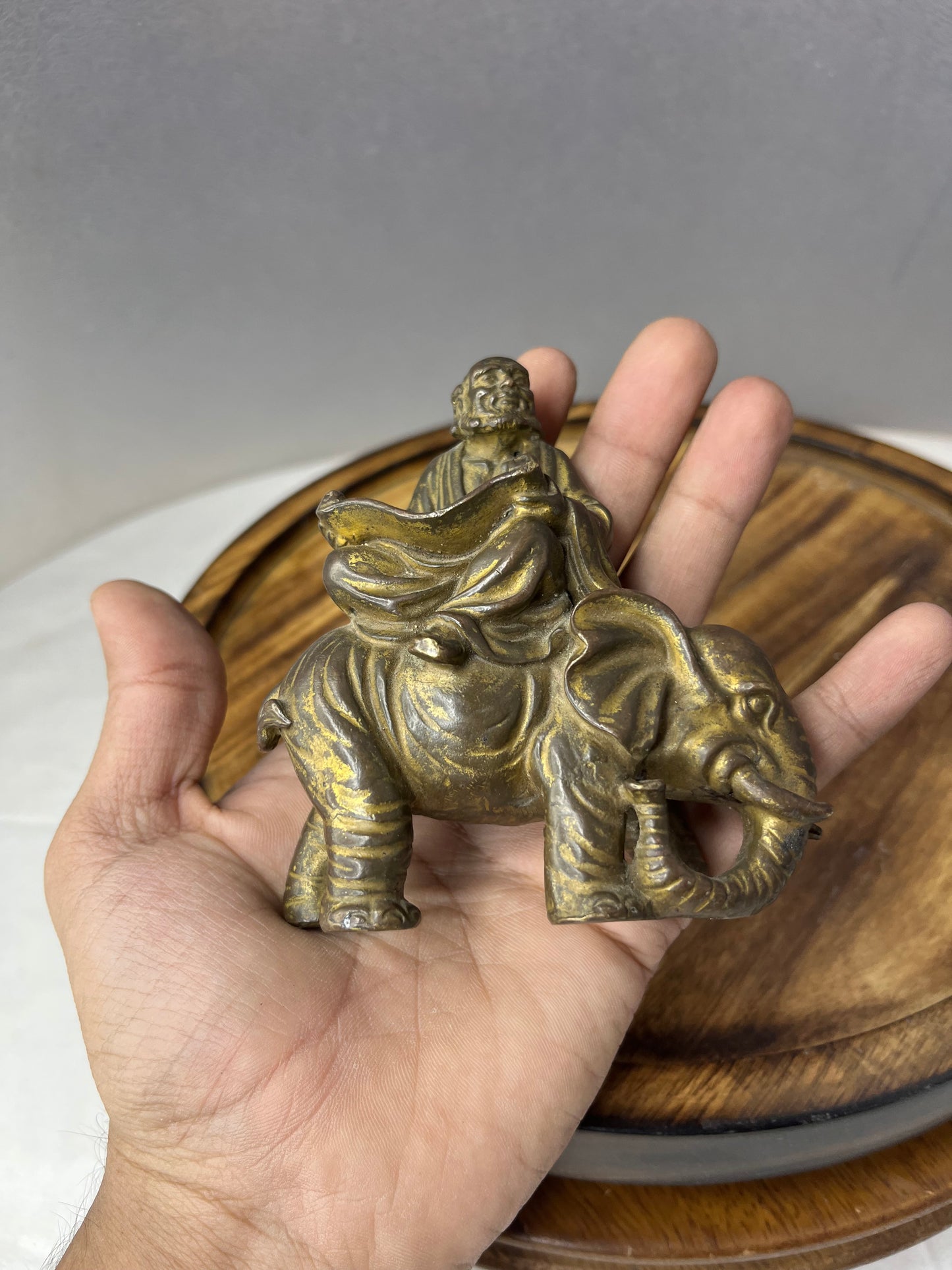 Vintage bronze cast Tibetan figurine