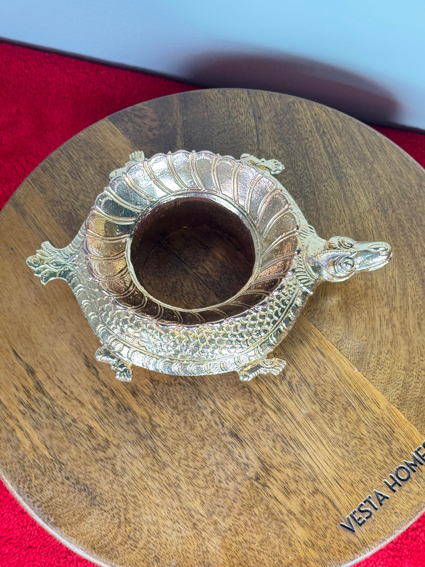 Koorma Peeta - Panchaloha made Kurma peeta for Shanku and saligrama