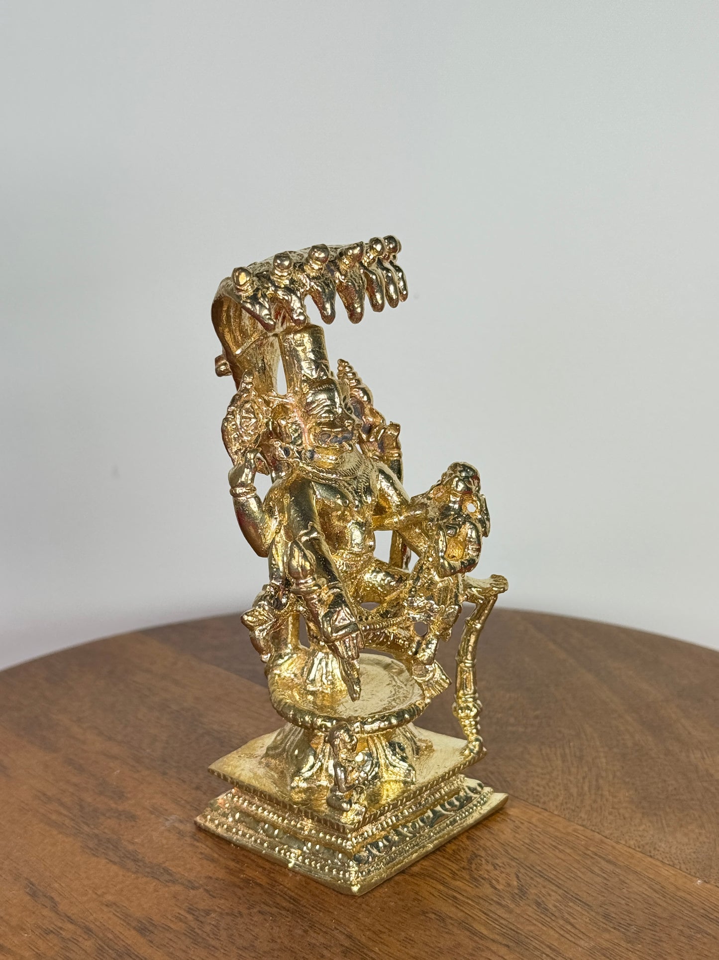 Yoga Lakshmi Narasimha Swamy idol made of panchaloha